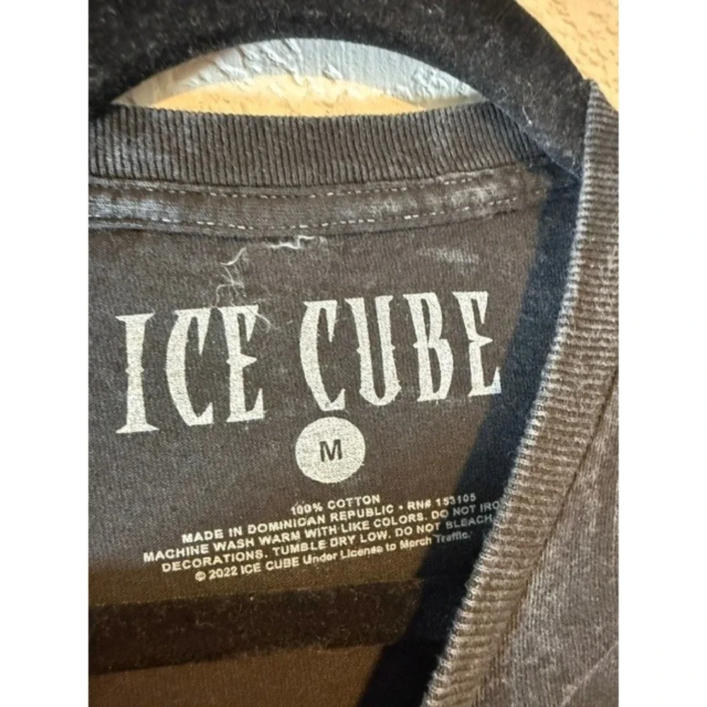 Ice Cube Today Was A Good Day Graphic T-Shirt Mens Medium Acid Wash Black Tee M